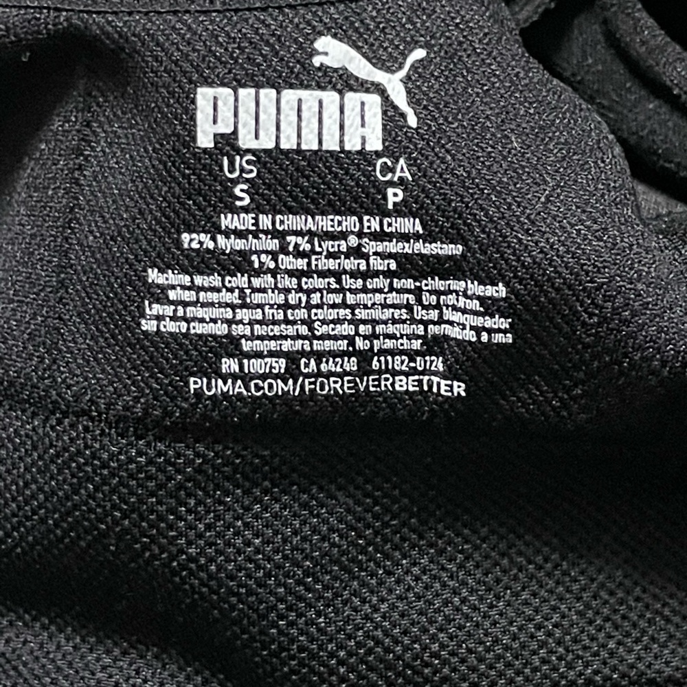 Puma Black Sports Bra - Picture 6 of 6